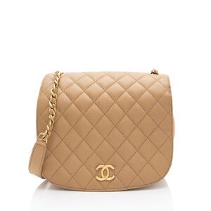 Chanel Calfskin Saddle Full Flap Messenger